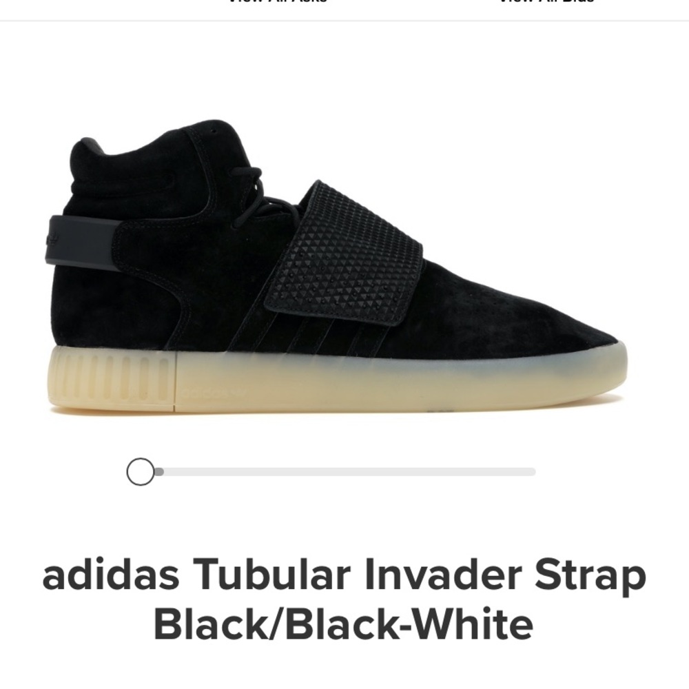 adidas Tubular Invader Strap black-black -white